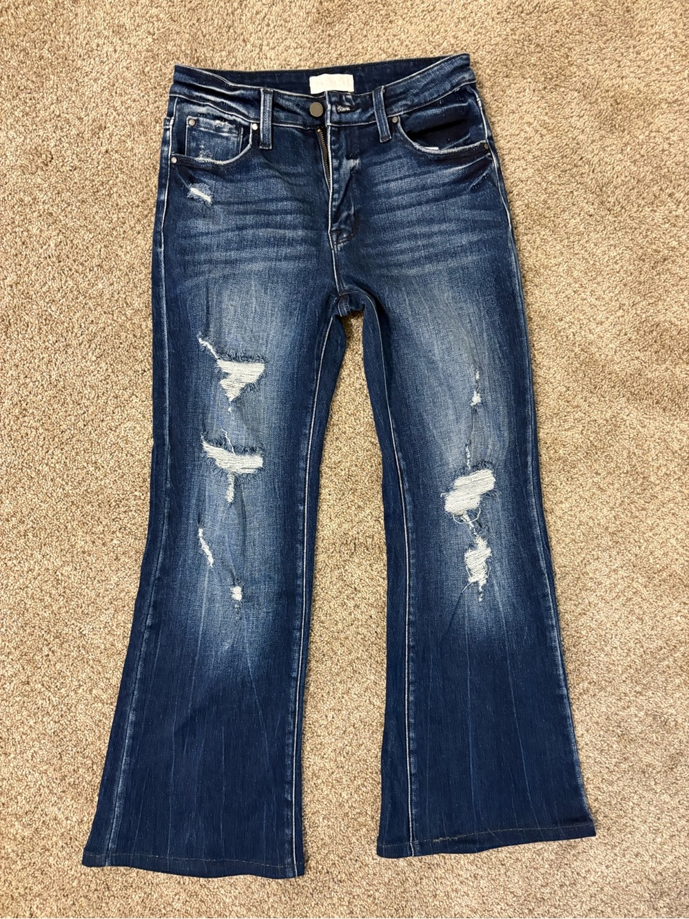 Petra 153 Distressed Flare Jeans